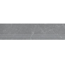 Placă de treaptă gri cu trei caneluri