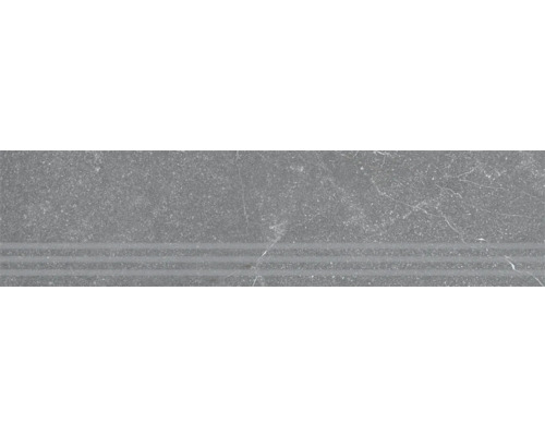 Placă de treaptă gri cu trei caneluri