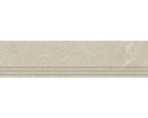 Treaptă gresie Stoneline Natural 30x120 cm Placă de treaptă cu trei caneluri pentru exterior