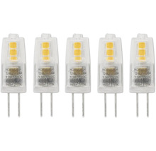 Cinci becuri cu soclu cu pini