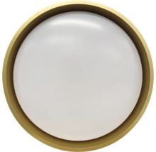 Plafonieră LED rotundă cu margine metalică