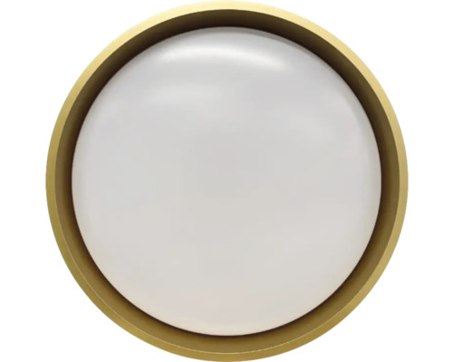 Plafonieră LED rotundă cu margine metalică