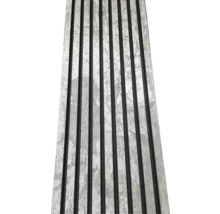 Placă metalică cu structură nervurată