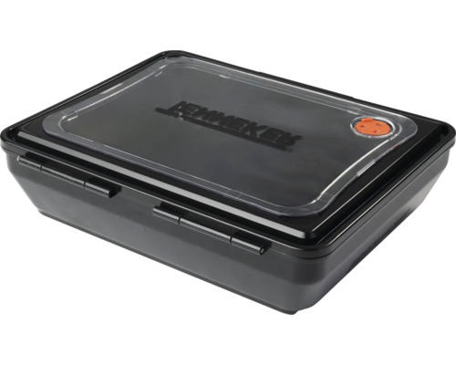 Cutie neagră pentru scule cu capac transparent