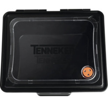 Cutie de depozitare neagră Tenneker cu capac transparent