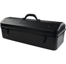 Cutie de scule neagră cu mâner de transport