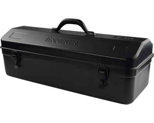 Cutie de scule neagră cu mâner de transport