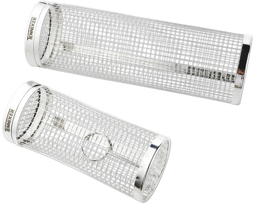 Două spirale de afumat din oțel inoxidabil marca Tenneker