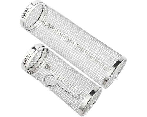 Două tuburi de afumat din oțel inoxidabil marca Tenneker