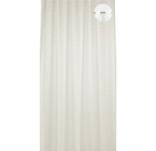 Perdea de duș textilă cu inele pentru perdea de duș