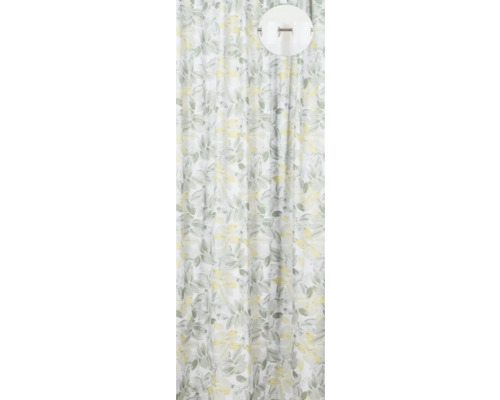 Cortină cu model de frunze pentru decorarea ferestrelor