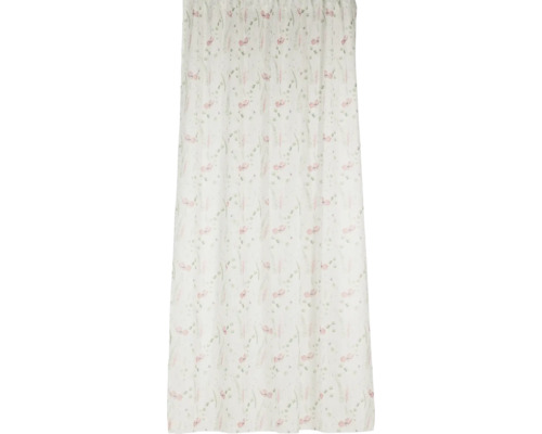 Cortină cu model floral pentru decorarea ferestrelor