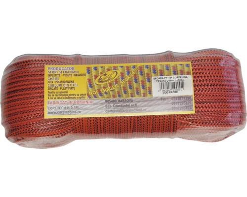 Sfoară din polipropilenă, diametru 4 mm, lungime 100 m