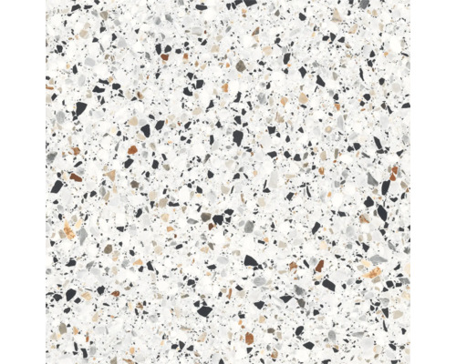 Model de gresie terrazzo cu incluziuni deschise și închise