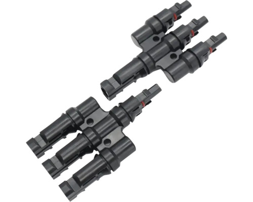 Doi conectori Y pentru panouri solare pentru conectarea în paralel a modulelor solare