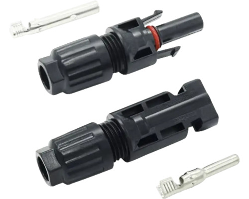 Doi conectori solari cu contacte asociate pentru sisteme fotovoltaice