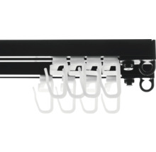 Șină de perdea cu glisoare pentru fixarea perdelelor