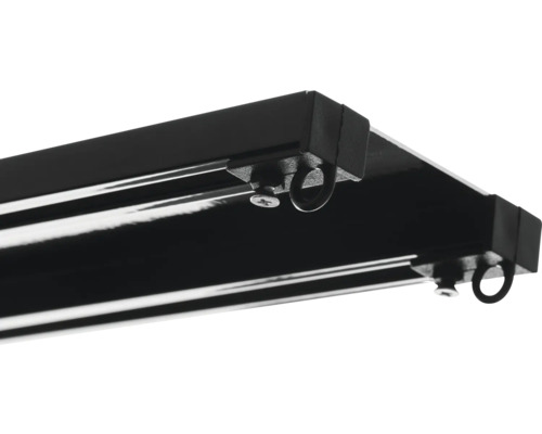 Bară de perdea cu elemente de fixare