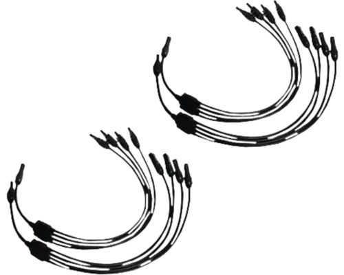 Două seturi de cabluri de conectare a dispozitivelor, fiecare cu patru conductoare