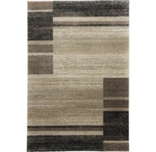 Covor cu model geometric în diferite nuanțe de maro