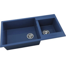 Chiuvetă cu două cuve și scurgere