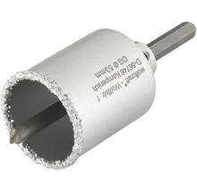 Freza de carotat Wolfcraft pentru gresie și faianță cu diametrul de 53 milimetri