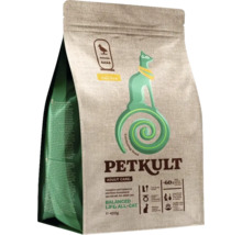 PETKULT Hrană pentru pisici adulte cu pui, pachet de 400 de grame