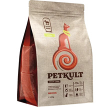 Petkult Adult Care Indoor hrană pentru pisici cu miel, pachet de 400 de grame