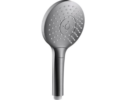 Duș de mână din metal cu mai multe tipuri de jet pentru dușuri