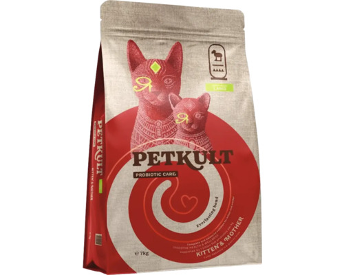 Hrană uscată Petkult pentru pisoi și pisici cu carne de miel, 7 kg