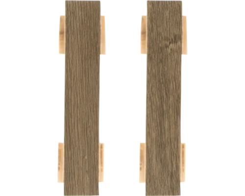 Două fâșii de lemn cu suporturi