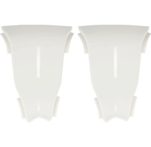 Două ghivece albe pentru interior