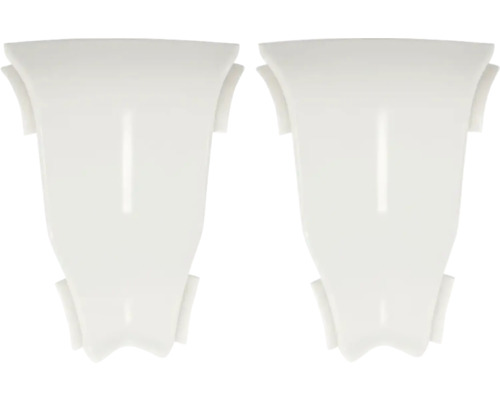 Două ghivece albe pentru interior