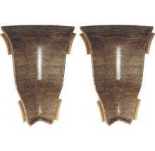 Două capace de acoperire din lemn