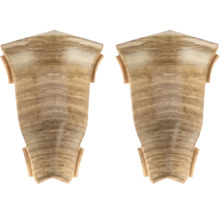 Doi stâlpi din lemn pentru scări