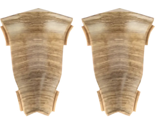 Doi stâlpi din lemn pentru scări