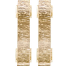 Două curele pentru jaluzele cu structură de lemn