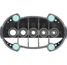 Adaptor multiplu pentru racordarea robinetului cu cinci dimensiuni diferite