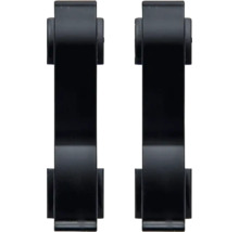 Două role negre pentru uși glisante