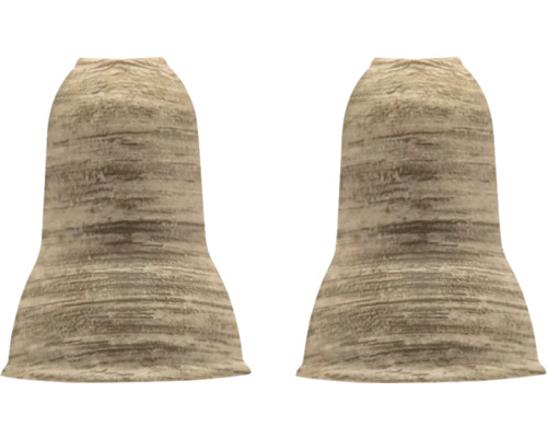 Două abajururi din material textil