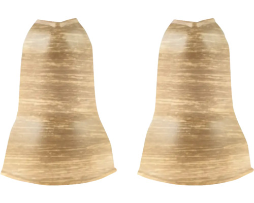 Două socluri din lemn pentru balustrade de scări