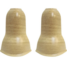 Două capace de acoperire din lemn