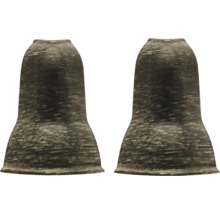 Două clopote de cablu de grădină din plastic