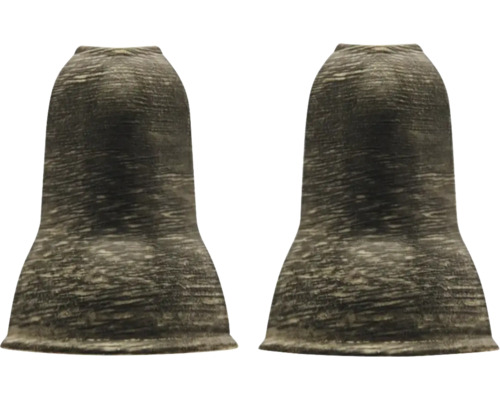 Două clopote de cablu de grădină din plastic