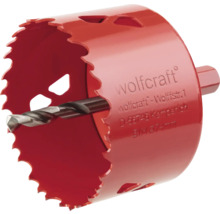 Fierăstrău circular Wolfcraft cu burghiu de centrare, diametru 74 mm