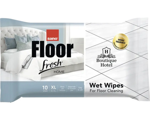 Șervețele umede pentru curățarea podelelor în format XL, 10 bucăți