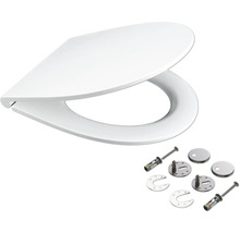 Capac de toaletă din plastic cu accesorii de montaj