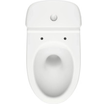 Vedere de sus a unei toalete cu rezervor