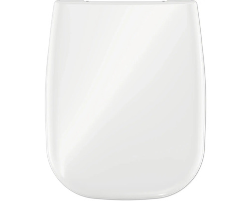 Capac WC cu închidere lentă DURAVIT D-Code plastic alb | HORNBACH