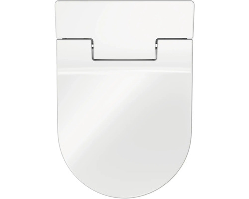 Capac de toaletă din ceramică sanitară, vedere de sus